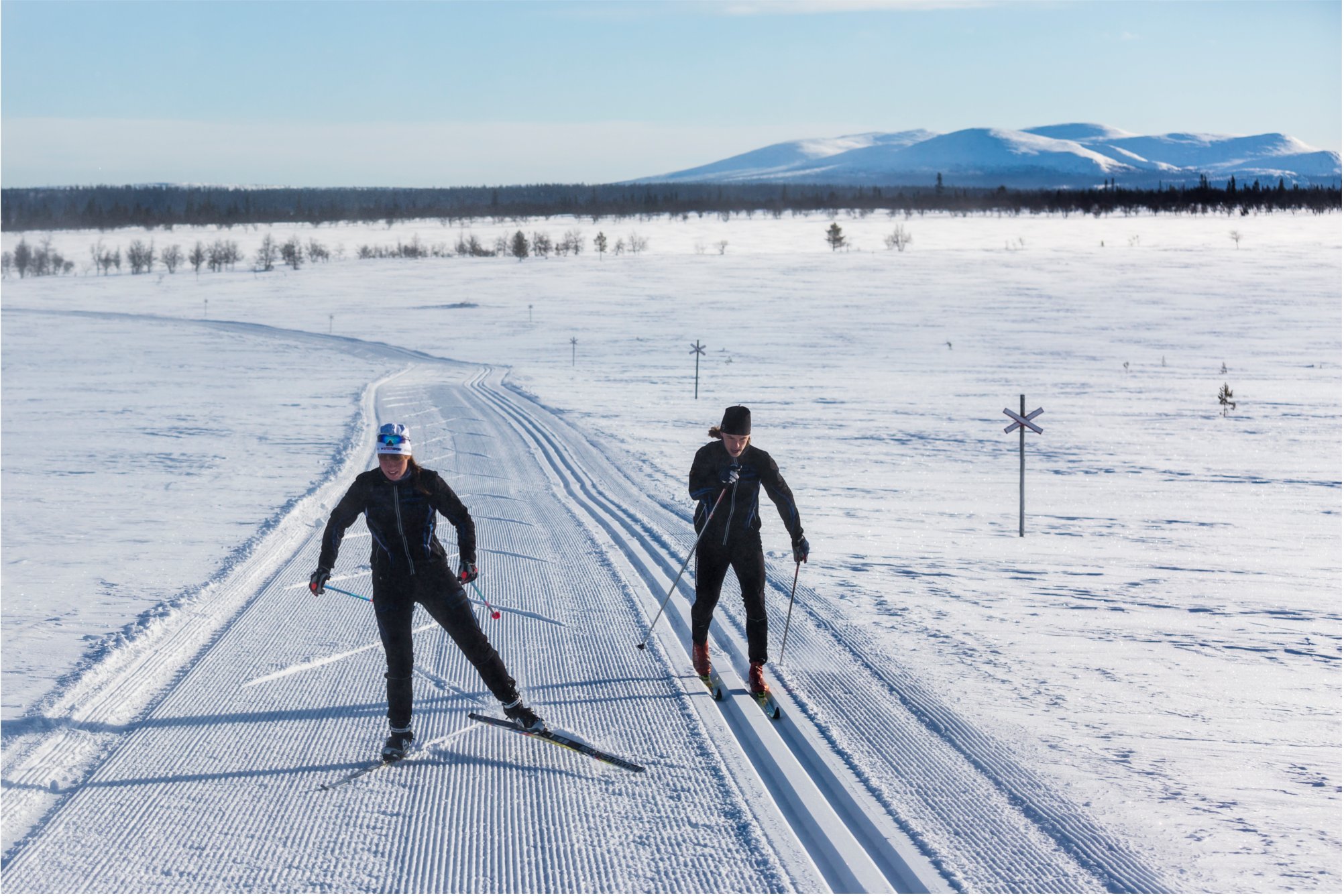 Längdskidåkare i Lofsdalen