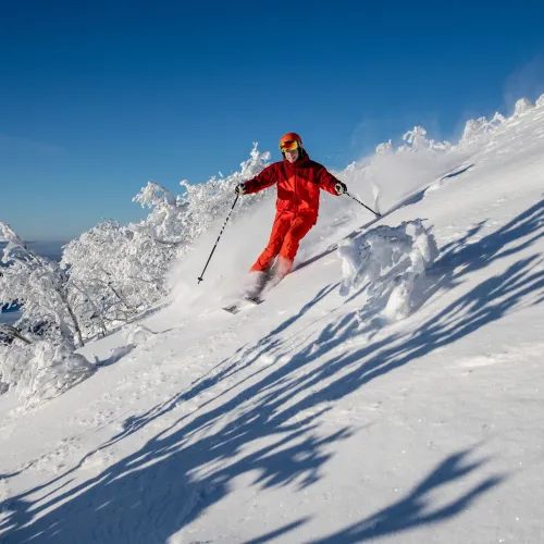 First on the Mountain – Catskiing