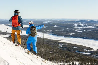 Skidåkning i Lofsdalen 