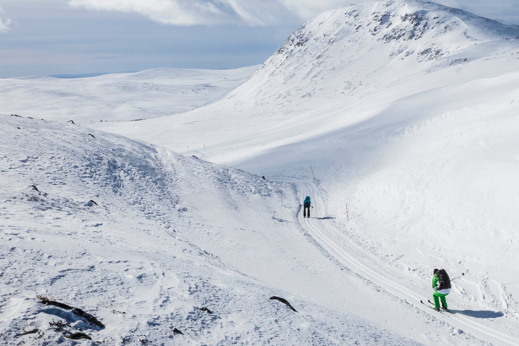 Turskidåkare i Lofsdalen